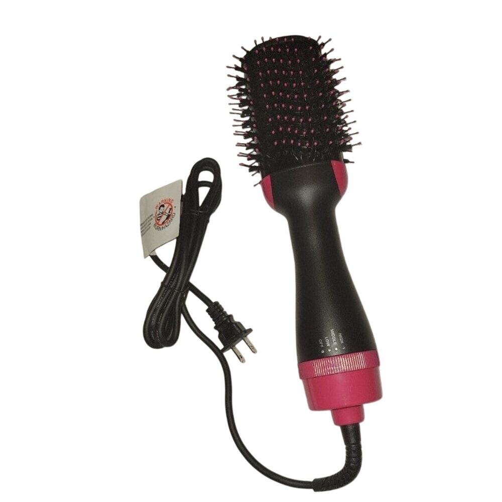 One step hair dryer and styler pink open box new